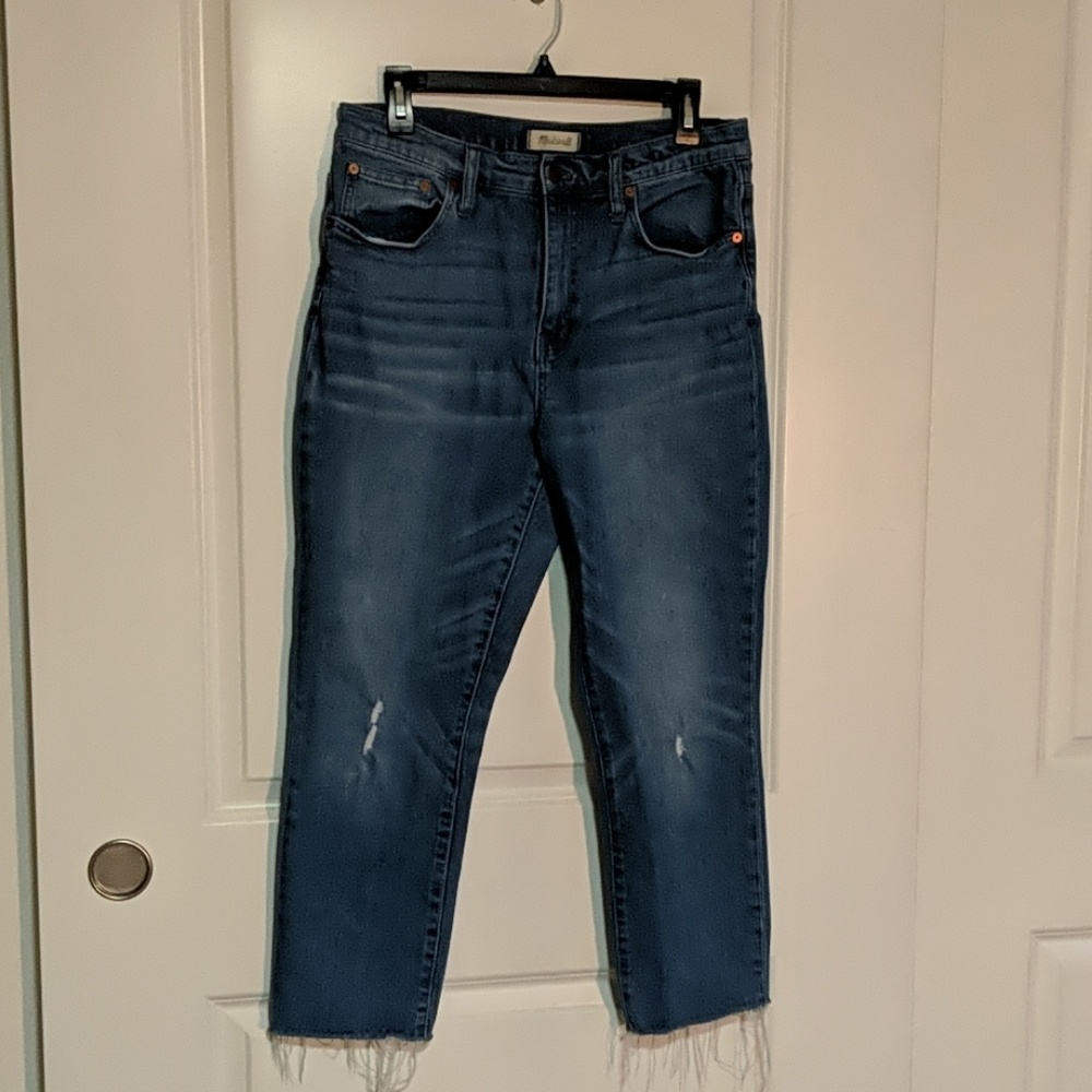 Madewell High Rise Slim Crop BoyJean